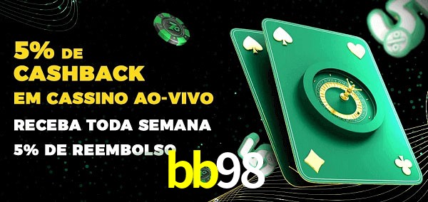 Promoções do cassino ao Vivo bb98